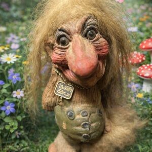 Authentic vintage Norwegian troll by AS Ny Form with original tag